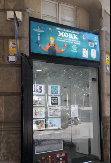 Local de Multi-Reparacions MORK en la Gran Via, Barcelona